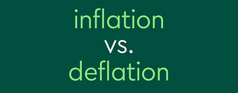 "Inflation" Vs. "Deflation" – What's The Difference? | Dictionary.com