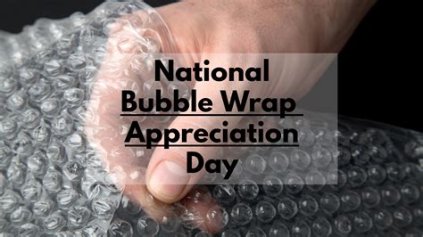 Bubble Wrap Appreciation Day 2025 - Moll Sydney