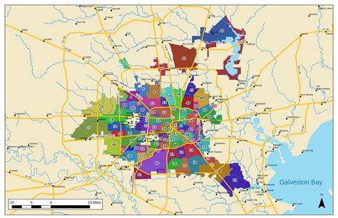 List of Houston neighborhoods - Wikipedia Map Of Houston Texas, South ...