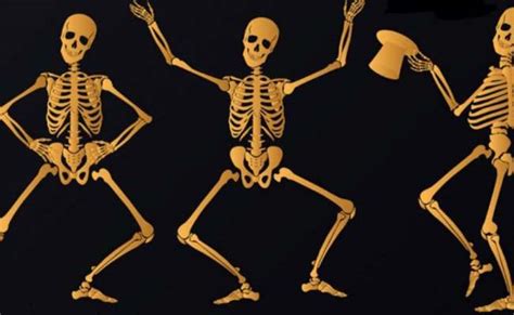 Blank Skeleton Memes For Spooktober Templates Dancing Skeletons Top Hat ...