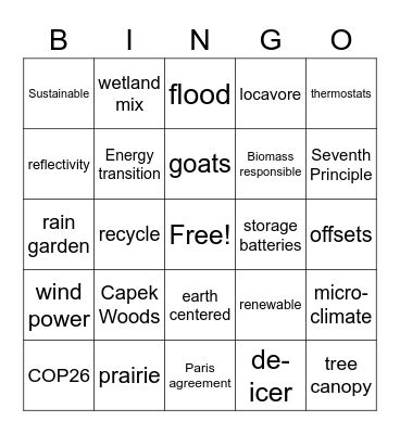 Related Bingo Cards