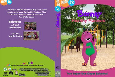 Barney's Healthy Manners Nick JR DVD Cover FAKE by BisLoveBisLife on ...