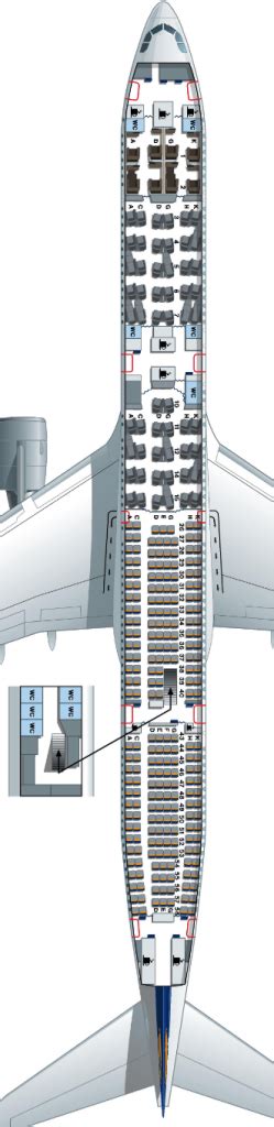 Airbus A340-600 Seat Map | Flight Web Check in