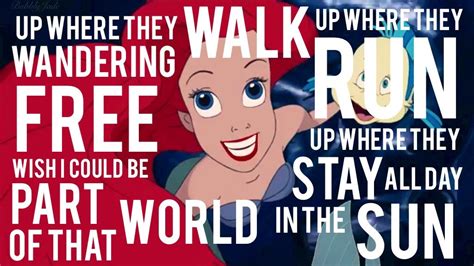 Ariel - Part of your world lyrics | World, Songs, Family guy