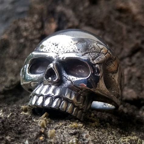 Biker Ring Motorcycle Ring - Biker Skull Ring | Forefathers-art