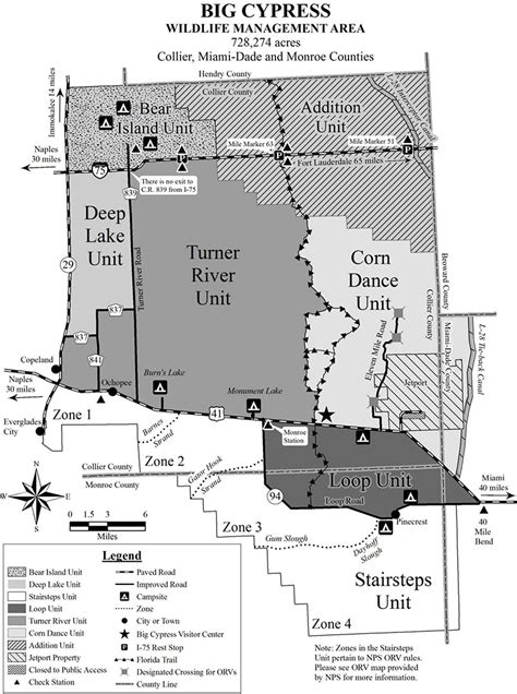 Big Cypress National Preserve Map - Maping Resources