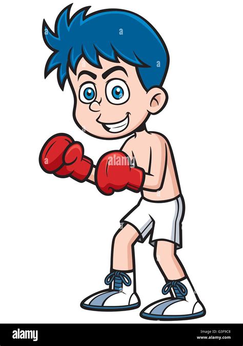 Vector illustration of Boxing cartoon Stock Vector Image & Art - Alamy