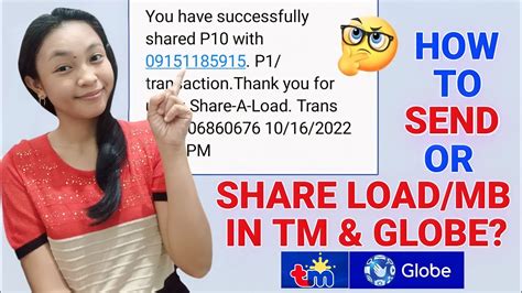 PAANO MAG-SEND O MAG-SHARE NG LOAD/MB SA TM & GLOBE?🤔 HOW TO PASALOAD IN TM & GLOBE? | MADALI ...