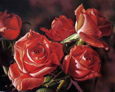 painting of roses – famous paintings of roses – Bollbing