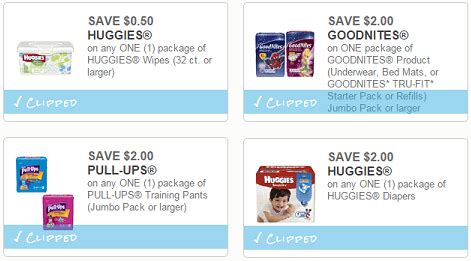 New Huggies & Pull-Ups Coupons - Nice Deal at Walgreens!