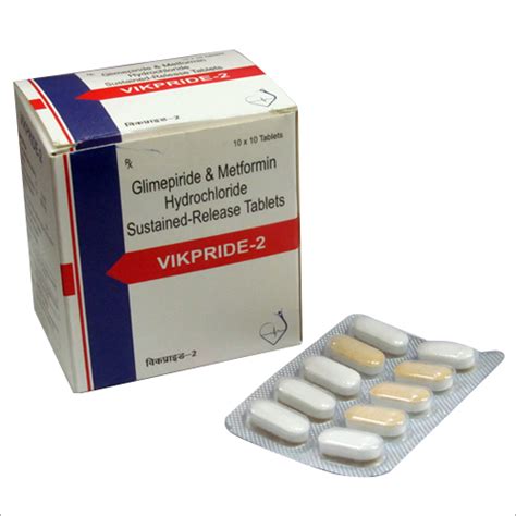 Glimepiride And Metformin Hydrochloride Sustained Release Tablets ...