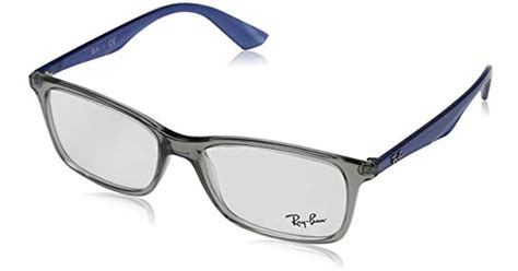 Ray-Ban Rx7047 Eyeglasses in Transparent Grey (Gray) for Men - Save 40% ...