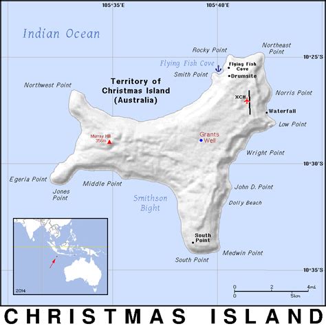 CX · Christmas Island · Public domain maps by PAT, the free, open source, portable atlas