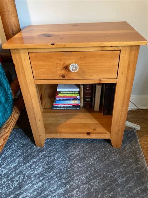 Large Rustic Night Stand w storage - $50 - South Pasadena, CA Patch