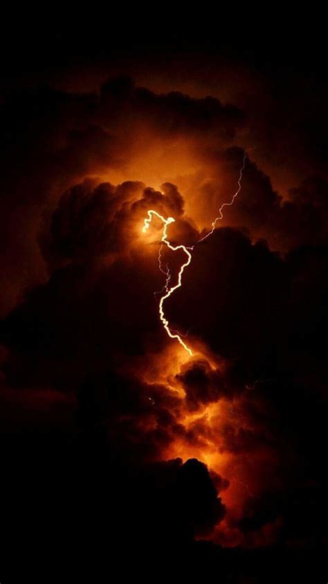 Orange Lightning Wallpapers - Top Free Orange Lightning Backgrounds ...