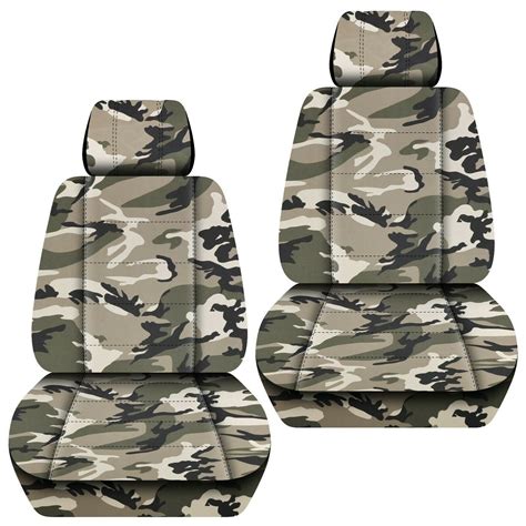 Front set car seat covers fits 2006-2020 Honda Ridgeline camo tan - Car & Truck Parts & Accessories