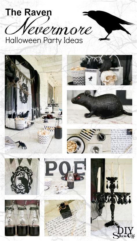 The Raven Nevermore Halloween Party - DIY Show Off ™ - DIY Decorating and Home Improvement ...