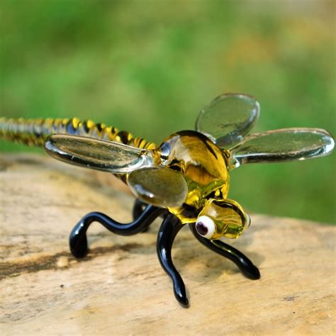 Glass Dragonfly - Etsy