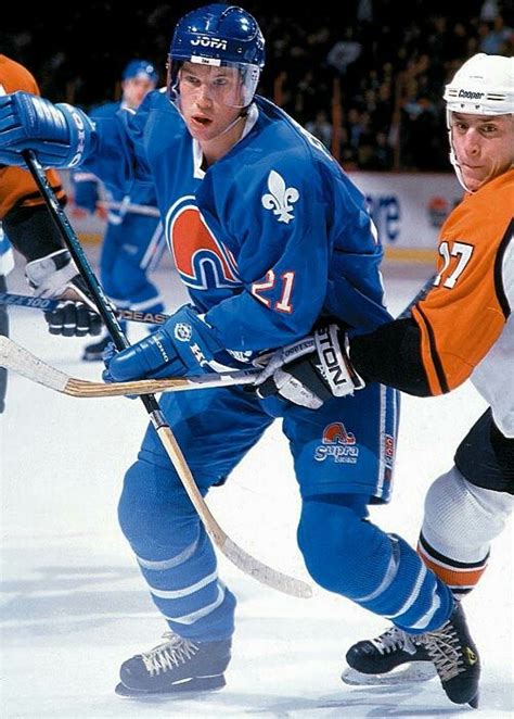 Peter Forsberg C...Quebec Nordiques | NHL | Quebec nordiques, Olympic hockey, Nhl players