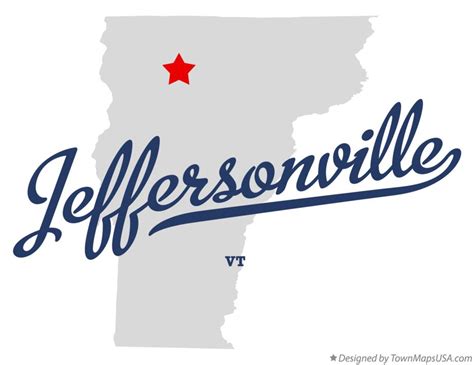 Map of Jeffersonville, VT, Vermont