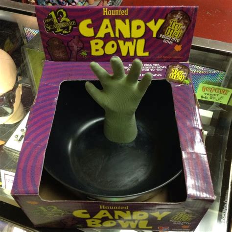 Awesome candy bowl with scary, moving, talking hand. | Candy bowl, Cotton candy machine, Bowl