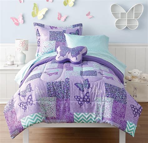 Mainstays Kids Butterfly Bed-in-a-Bag Bedding Set | Walmart Canada