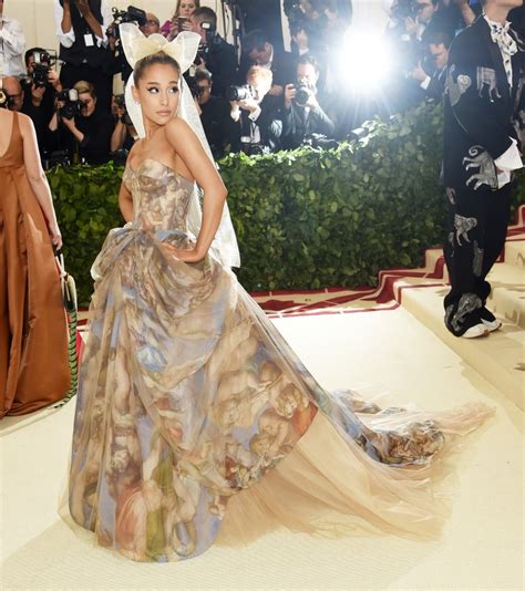 Ariana Grande wears the Sistine Chapel wall at the Met Gala | The FADER