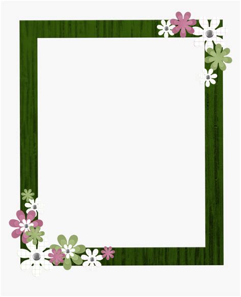 Green Border Frame Png - Pink Borders And Frames, Transparent Png , Transparent Png Image - PNGitem