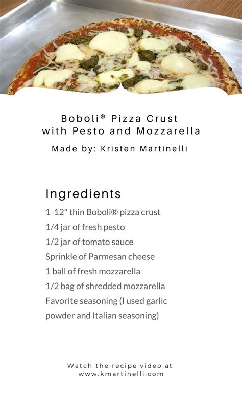 Boboli Pizza Recipes | Dandk Organizer