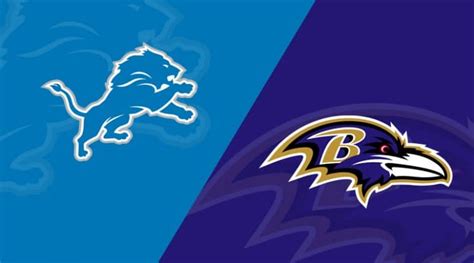 Detroit Lions vs. Baltimore Ravens: Prediction, Odds, Depth Charts (10 ...