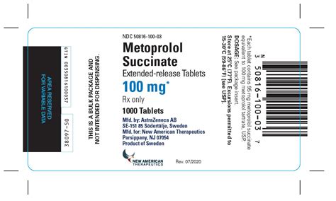 METOPROLOL SUCCINATE tablet, extended release