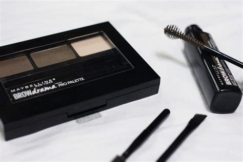 Maybelline Brow Drama Mascara & Pro Palette Review - Born in August