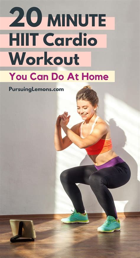 20-Minute HIIT Cardio Workout You Can Do At Home (No Equipment)