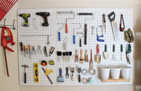 Duo Ventures: Organizing: Tool Pegboard