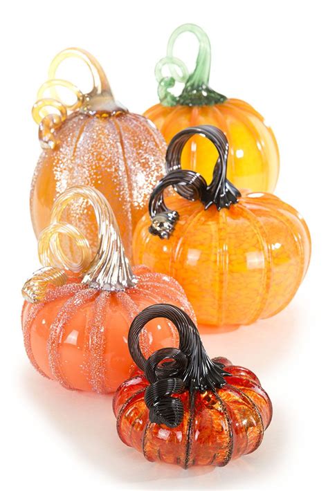 Glass Pumpkins by Scott Novota Glass Pumpkins, Halloween Decorations ...