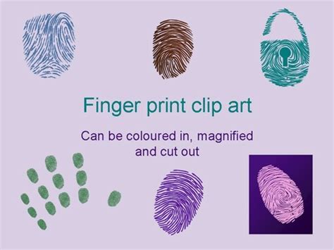 Fingerprint Clip Art