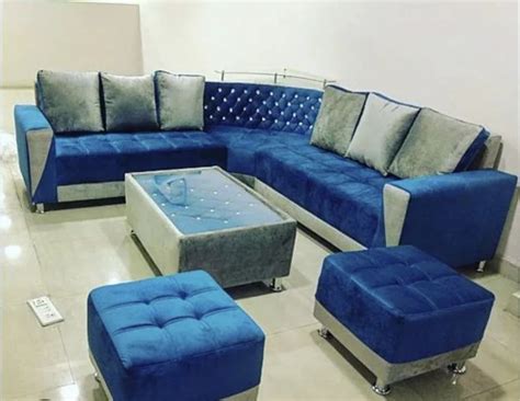 Modern Luxury Living Sofa Set at Rs 80000/set | L Shape Sofa Set in New ...