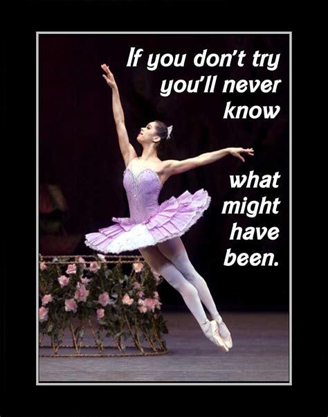 Motivational Misty Copeland Poster 'If You Don't Try'' Dance Quote, Dancer, Ballet Ballerina ...