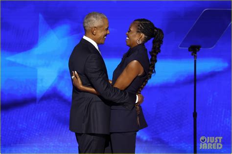 Barack & Michelle Obama Fire Up Crowd at DNC, Share Cute Moment on ...