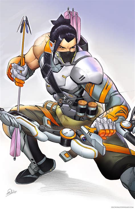 Hanzo Cyber Ninja skin art by SaviorsSon on DeviantArt