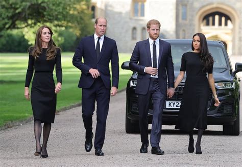 Prince William and Prince Harry's Joint Appearance With Meghan and Kate After Queen Elizabeth's ...