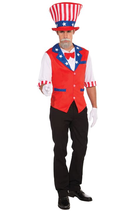 American Political Fun Uncle Sam Adult Costume | eBay