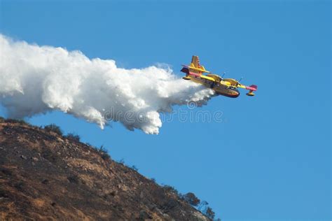 Bombardier CL-415 Super Scooper 246 Firefighting Aircraft Editorial ...