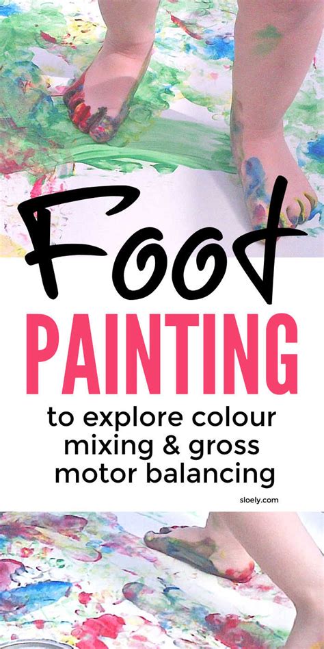 Feet painting for kids