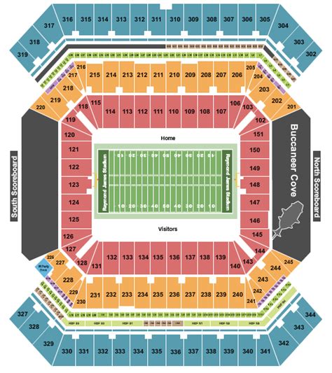 Raymond James Stadium Seating Chart & Maps - Tampa