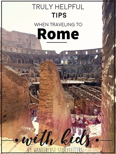 Essential Tips for Families when traveling to Rome with Kids! | Rome travel, Best of rome, Rome ...