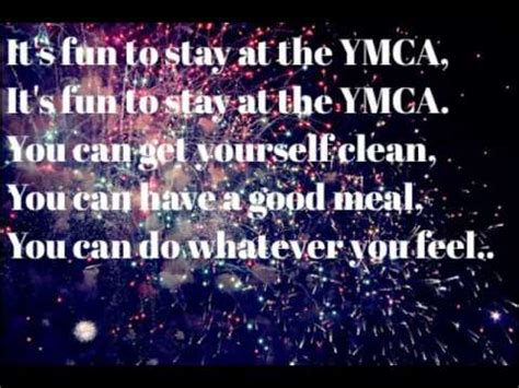 Ymca Lyrics