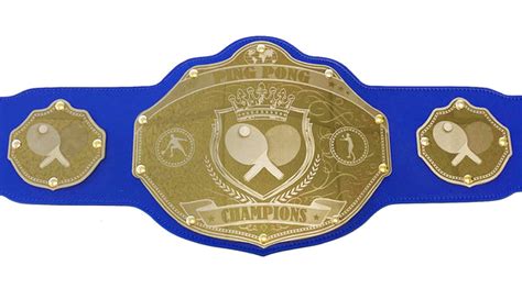 Ping Pong Championship Belt Trophy - Custom Text – Undisputed Belts