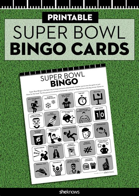 Super Bowl Bingo Is the Perfect Party Game for Everyone – SheKnows