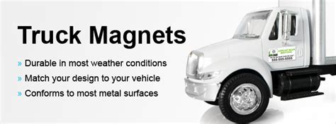 Custom Magnetic Truck Signs | Business Magnets for Trucks